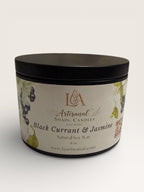 Black Currant &amp; Jasmine Handmade Candle: Sensual and Sophisticated Aroma