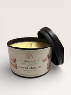 Handmade Almond Macaron Candle: Sweet and Creamy Scent