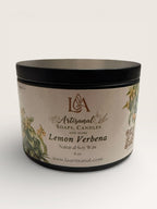 Lemon Verbena Handmade Candle: Citrus Energy and Elegance