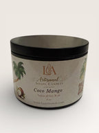 Handmade Coconut Mango Candle: Tropical Energy and Natural Calm