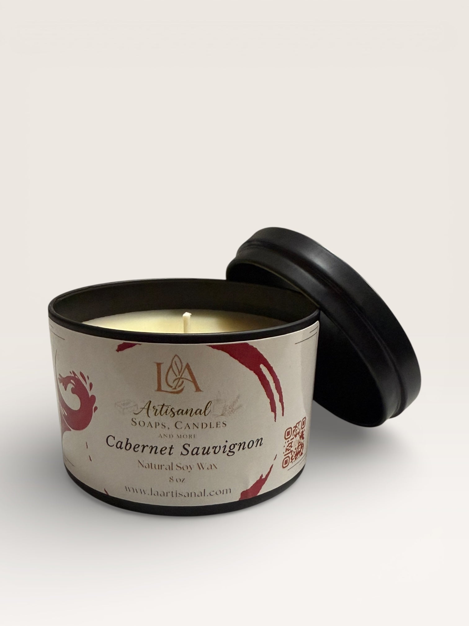 Vela Artesanal Cabernet Sauvignon: Aroma a Uvas Negras dulces y Madera Fina