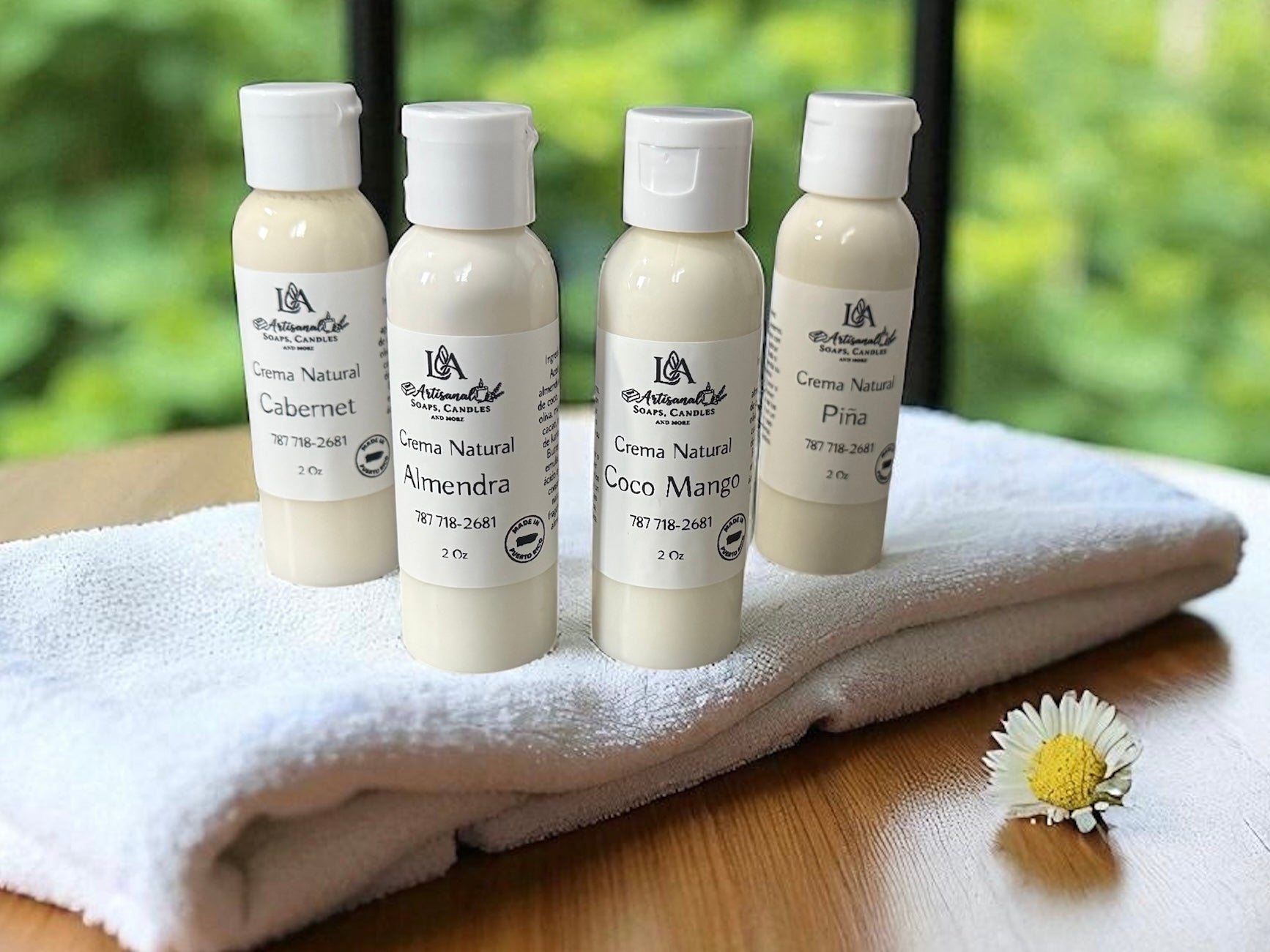Cremas Corporales Hidratantes Naturales (Oferta 3 x $9.00)