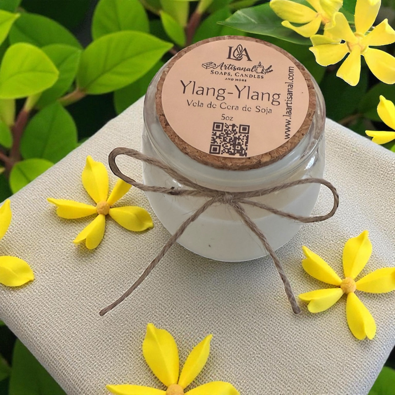 Vela Aromatica de Ylang-Ylang