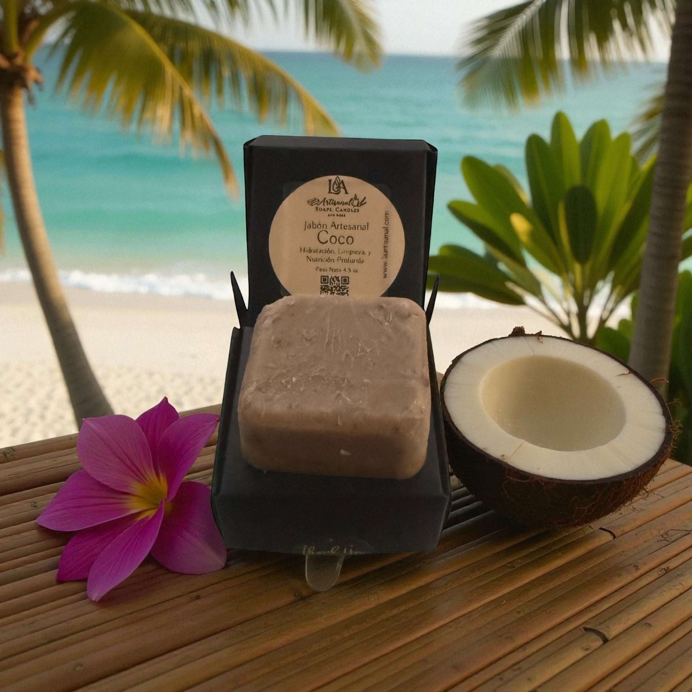 Mini Jabón de Coco (Hidratación, Limpieza y Nutrición Profunda)