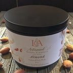 Handmade Almond Candle: Freshly Baked Cake Scent