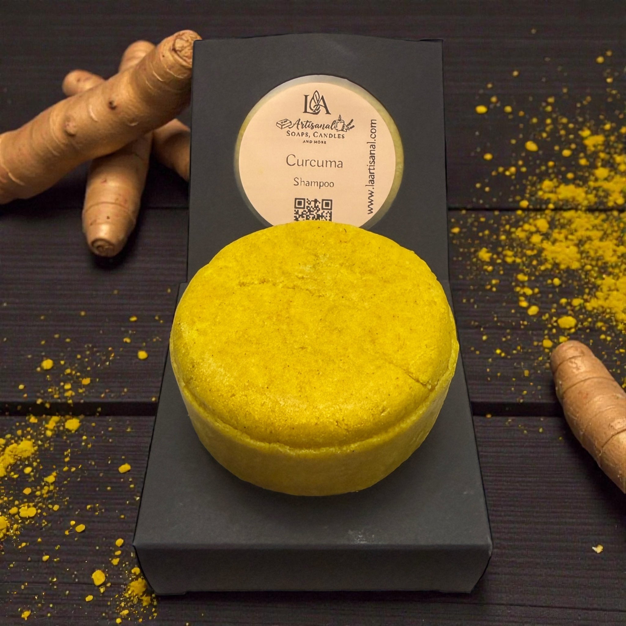 Shampoo en barras de Curcuma