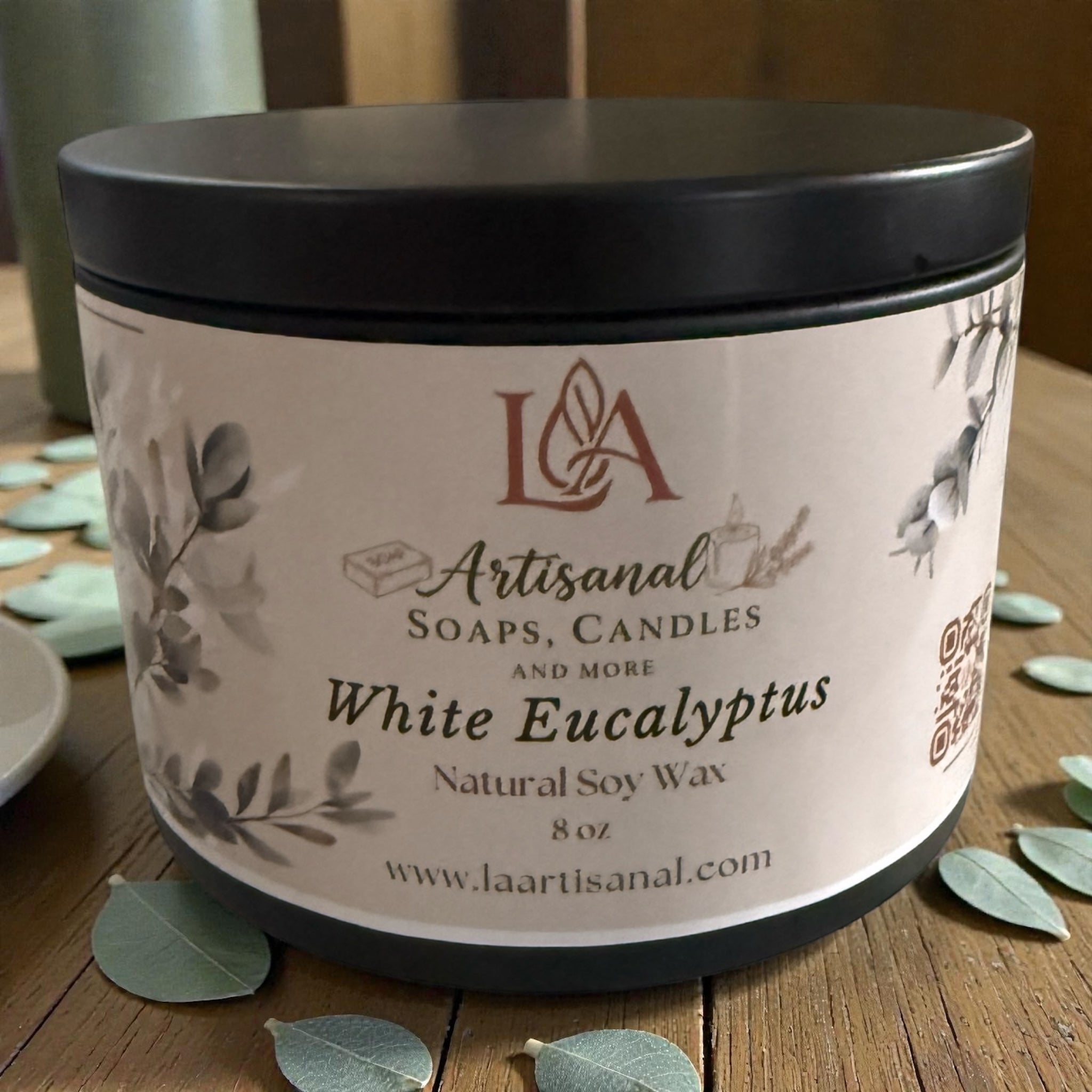 Vela Artesanal White Eucalyptus: Claridad Mental y Frescura de Spa